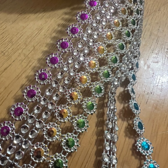 Mesh Flower Wrap Ribbon - Picture 3 of 5